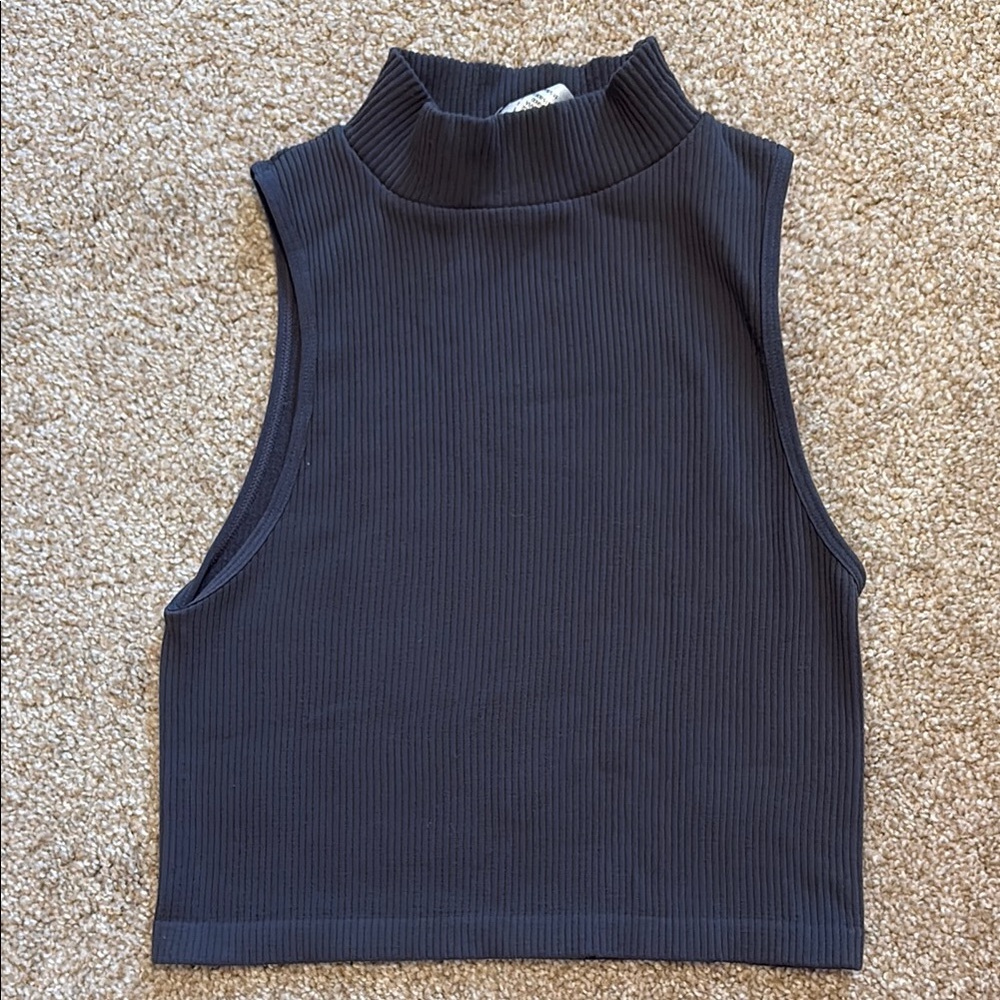 Zara seamless ribbed turtleneck